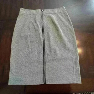 Zara Basic Business Casual Patterned Pencil Skirt XL